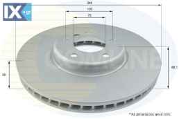 ΔΙΣΚΟΠΛΑΚΑ ΕΜΠΡΟΣΘ. ΑΡΙΣΤΕΡΗ (LH)  BMW  ADC1790VL 34116785669