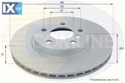 ΕΠΙΧΡΙΣΜΕΝΗ ΔΙΣΚΟΠΛΑΚΑ ΕΜΠΡ. BMW - MINI  ADC1792V 34116866297 34116866297