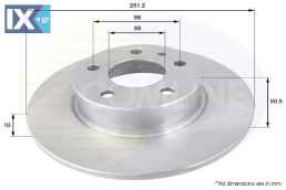 ΔΙΣΚΟΠΛΑΚΑ ΟΠΙΣΘ. ALFA ROMEO-FIAT  ADC1806 60801753 164062610001 164063000000 60569164 60602161 60653479 60658566 60801786 60801787 71738912 7789267 82418684 82439939 82440275 60801787 7789267