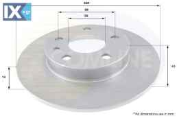 ΔΙΣΚΟΠΛΑΚΑ ΟΠΙΣΘ. ALFA ROMEO  ADC1813 60571437 60578920 60651437