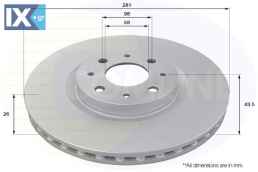 ΕΠΙΧΡΙΣΜΕΝΗ ΔΙΣΚΟΠΛΑΚΑ ΕΜΠΡΟΣΘ.FIAT  ADC1814V 46535086 46765546