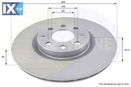 ΕΠΙΧΡΙΣΜΕΝΗ ΔΙΣΚΟΠΛΑΚΑ ΕΜΠΡΟΣΘ.FIAT-OPEL  ADC1819V 5569025 93188918 5569025 55700922 55700923 55702646