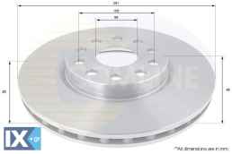 ΔΙΣΚΟΠΛΑΚΑ ΕΜΠΡΟΣΘ.ALFA ROMEO-LANCIA  ADC1824V 46449390 60714639 60814639 71739635 82480447