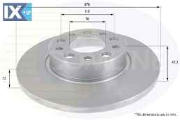 ΕΠΙΧΡΙΣΜΕΝΗ ΔΙΣΚΟΠΛΑΚΑ ΟΠΙΣΘ.  ALFA ROME  ADC1825 51767378 51964082 46843610 51760273 51767377 51767378 51963547 52059174