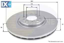 ΕΠΙΧΡΙΣΜΕΝΗ ΔΙΣΚΟΠΛΑΚΑ ΕΜΠΡΟΣΘ.ALFA ROME  ADC1827V 51731346 51760622 51767384