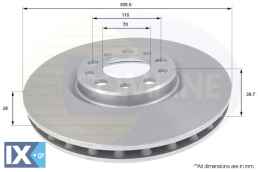 ΕΠΙΧΡΙΣΜΕΝΗ ΔΙΣΚΟΠΛΑΚΑ ΕΜΠΡΟΣΘ.ALFA ROME  ADC1828V 51912591 46843608 51760621 51767381 51767382