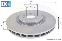 ΕΠΙΧΡΙΣΜΕΝΗ ΔΙΣΚΟΠΛΑΚΑ ΕΜΠΡΟΣΘ.ALFA ROME  ADC1832V 51733051