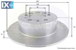 ΔΙΣΚΟΠΛΑΚΑ ΟΠΙΣΘ. VOLVO  ADC1902 1205782 12057824 270736 2707362
