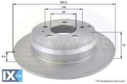 ΔΙΣΚΟΠΛΑΚΑ ΟΠΙΣΘ. VOLVO  ADC1905 271794 2717940 31262099 9140144