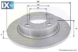 ΔΙΣΚΟΠΛΑΚΑ ΟΠΙΣΘ. VOLVO  ADC1911 3430032 34300326 34300327 34326165 3450386 34503862