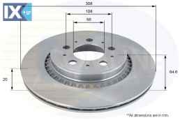 ΕΠΙΧΡΙΣΜΕΝΗ ΔΙΣΚΟΠΛΑΚΑ ΟΠΙΣΘ. VOLVO  ADC1920V 31423152 8624926 86249260 86249265