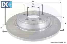 ΕΠΙΧΡΙΣΜΕΝΗ ΔΙΣΚΟΠΛΑΚΑ ΟΠΙΣΘ. VOLVO  ADC1922 30769059 31471746