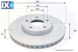 ΕΠΙΧΡΙΣΜΕΝΗ ΔΙΣΚΟΠΛΑΚΑ ΕΜΠΡΟΣΘ.VOLVO  ADC1926V 31341642 31381374