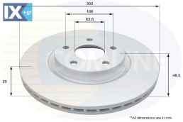 ΕΠΙΧΡΙΣΜΕΝΗ ΔΙΣΚΟΠΛΑΚΑ ΕΜΠΡΟΣΘ.VOLVO  ADC1927V 31341643 31381375 31400817 31400937