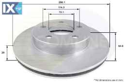 ΔΙΣΚΟΠΛΑΚΑ ΕΜΠΡΟΣΘ.CHRYSLER  ADC2301V 052128247AA 52128247AA 52128247AB 052128247AA 52128247AA