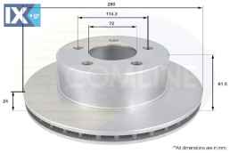 ΔΙΣΚΟΠΛΑΚΑ ΕΜΠΡΟΣΘIA CHRYSLER-JEEP  ADC2302V 05015965AA 5015965AA 52005000 52007710 52008264 52008440