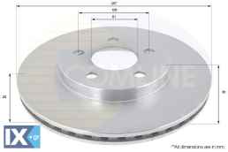 ΔΙΣΚΟΠΛΑΚΑ ΕΜΠΡΟΣΘ.CHRYSLER  ADC2307V 4313633 4383968 4509552 4509718