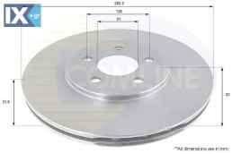 ΔΙΣΚΟΠΛΑΚΑ ΕΜΠΡΟΣΘ.CHRYSLER  ADC2310V 4695186 4695189 4695957 4764073 4879138AA 4879138AC