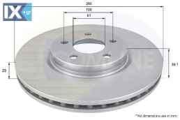 ΔΙΣΚΟΠΛΑΚΑ ΕΜΠΡΟΣΘ.CHRYSLER  ADC2311V 04509994AA 4509994 4509994AA 4509994AD 5273141AA