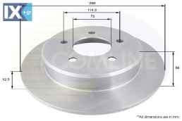ΔΙΣΚΟΠΛΑΚΑ ΟΠΙΣΘ. CHRYSLER  ADC2312 04721023AF 4721023 V5018411AA 04721023AD 04721023AF 4721023 4721023AD 4721023AF 4721023AG 52128411 04721023AF 4721023