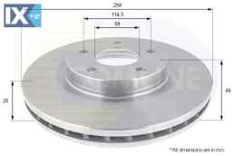 ΔΙΣΚΟΠΛΑΚΑ ΕΜΠP.CHRYSLER-DODGE-CITROEN-M  ADC2318V 4615A075 4615A117 1607500580 1610623080 1607500580 1610623080 15105514AA 5105514AA 15105514AA 5105514AA 15105514AA 5105514AA