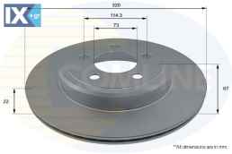 ΕΠΙΧΡΙΣΜΕΝΗ ΔΙΣΚΟΠΛΑΚΑ ΟΠΙΣΘ.  CHRYSLER  ADC2325V 04779209AB 4779209AB 4779209AC 4779209AE 4779209AB 4779209AC