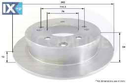 ΔΙΣΚΟΠΛΑΚΑ ΟΠΙΣΘ. KIA  ADC2403 584112K300