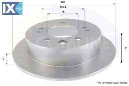 ΔΙΣΚΟΠΛΑΚΑ ΟΠΙΣΘ. HYUNDAI  ADC2406 584112H300