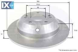 ΔΙΣΚΟΠΛΑΚΑ ΟΠΙΣΘ. HYUNDAI  ADC2409 584112P000 584112W010