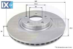 ΔΙΣΚΟΠΛΑΚΑ ΕΜΠΡΟΣΘ.HYUNDAI  ADC2412V 517122T100 51712D7100 517122T000 51712D7100