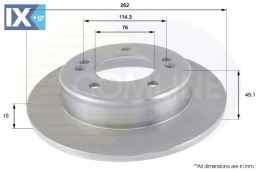 ΕΠΙΧΡΙΣΜΕΝΗ ΔΙΣΚΟΠΛΑΚΑ ΟΠΙΣΘ. HYUNDAI -  ADC2415 584113X300 58411A6300 584113X300