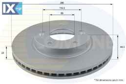 ΕΠΙΧΡΙΣΜΕΝΗ ΔΙΣΚΟΠΛΑΚΑ ΕΜΠΡΟΣΘ.HYUNDAI-K  ADC2416V 517122V000 517123X000 51712A6000 517122V000