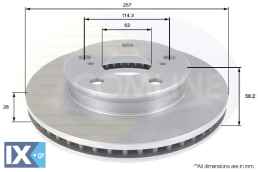 ΕΠΙΧΡΙΣΜΕΝΗ ΔΙΣΚΟΠΛΑΚΑ ΕΜΠΡΟΣΘ.TOYOTA  ADC2504V 435120K030