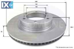 ΔΙΣΚΟΠΛΑΚΑ ΕΜΠΡΟΣΘ.TOYOTA  ADC2505V 4351260190 4351260191