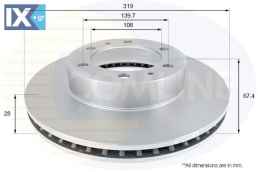 ΔΙΣΚΟΠΛΑΚΑ ΕΜΠΡΟΣΘ.TOYOTA  ADC2508V 4351235320 4351235321