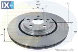 ΔΙΣΚΟΠΛΑΚΑ ΕΜΠΡΟΣΘ.LEXUS  ADC2515V 435120E030 4351248110