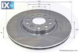 ΕΠΙΧΡΙΣΜΕΝΗ ΔΙΣΚΟΠΛΑΚΑ ΕΜΠΡΟΣΘ.SEAT-VW  ADC2601V 1K0615301AJ 5QF615301A 1K0615301AJ 1K0615301AJ