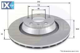 ΔΙΣΚΟΠΛΑΚΑ ΟΠΙΣΘ. AUDI  ADC2606V 8J0615601A