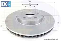 ΕΠΙΧΡΙΣΜΕΝΗ ΔΙΣΚΟΠΛΑΚΑ ΕΜΠΡΟΣΘ.AUDI  ADC2614V 8R0615301 8R0615301C 8R0615301D