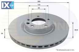ΕΠΙΧΡΙΣΜΕΝΗ ΔΙΣΚΟΠΛΑΚΑ ΕΜΠΡΟΣΘ. VW  ADC2617V 7L8615301A 95535140300