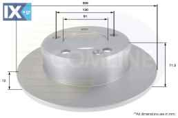 ΕΠΙΧΡΙΣΜΕΝΗ ΔΙΣΚΟΠΛΑΚΑ ΟΠΙΣΘ.  NISSAN-OP  ADC2707 4421080 93168847 4421080 93168847 432064087R