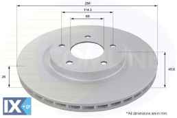 ΔΙΣΚΟΠΛΑΚΑ ΕΜΠΡΟΣΘ.CITROEN-MITSUBISHI  ADC2721V 4615A075 4615A117 1607500580