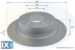 ΕΠΙΧΡΙΣΜΕΝΗ ΔΙΣΚΟΠΛΑΚΑ ΟΠΙΣΘ. MITSUBISHI  ADC2722 4615A121 1606292080 1606292080 4743999AA 4743999AA 4743999AA