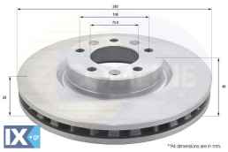 ΕΠΙΧΡΙΣΜΕΝΗ ΔΙΣΚΟΠΛΑΚΑ ΕΜΠΡΟΣΘ.CITROEN  ADC2725V 9675223380 9805961480