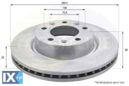 ΕΠΙΧΡΙΣΜΕΝΗ ΔΙΣΚΟΠΛΑΚΑ ΕΜΠΡΟΣΘ.PEUGEOT  ADC2726V 1610704680