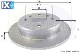 ΔΙΣΚΟΠΛΑΚΑ ΟΠΙΣΘ. CHEVROLET  ADC2800 96328254 96389659