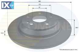 ΕΠΙΧΡΙΣΜΕΝΗ ΔΙΣΚΟΠΛΑΚΑ ΟΠΙΣΘ. MERCEDES  ADC2805 4474230012 4474230412 A4474230012 A4474230412