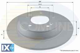 ΕΠΙΧΡΙΣΜΕΝΗ ΔΙΣΚΟΠΛΑΚΑ ΟΠΙΣΘ. KIA  ADC2812 58411A4000 58411B2500
