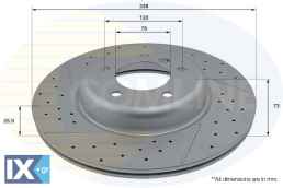 ΕΠΙΧΡΙΣΜΕΝΗ ΔΙΣΚΟΠΛΑΚΑ ΕΜΠΡ. BMW  ADC2816V 34116786392