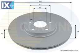 ΔΙΣΚΟΠΛΑΚΑ ΕΜΠΡ. - MERCEDES BENZ  ADC2817V 4474210012 A4474210012